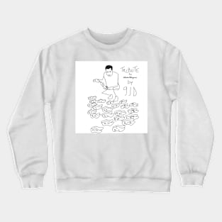 Tribute to a great designer by 9JD Crewneck Sweatshirt